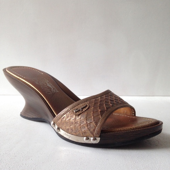 Ferragamo sculptural wedge