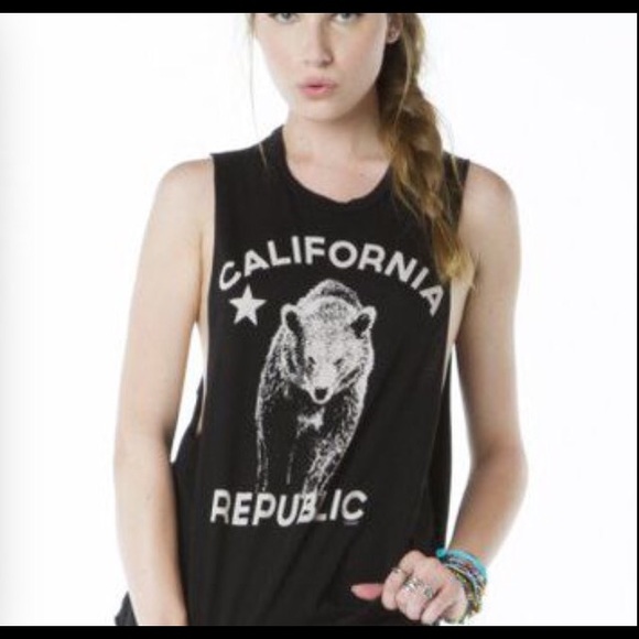 California republic muscle tee
