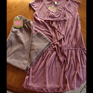 Sleeveless Tunic & Leggings Sz M NWT