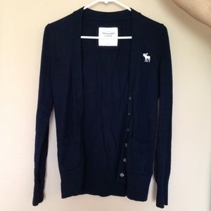 Navy blue cardigan