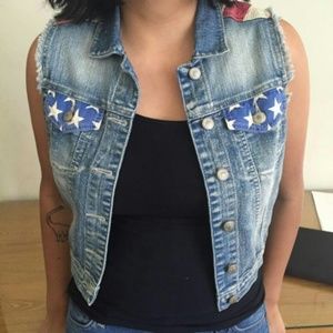 Denim vest
