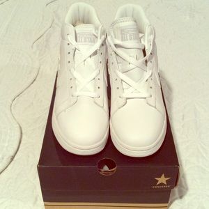 BRAND NEW Converse Pro Leather High Tops in white