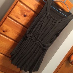 Anthropology Grey tank shirt