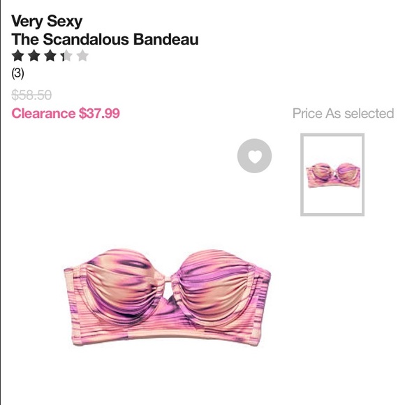 NWOT Victoria's Secret push up bikini top - Picture 4 of 4