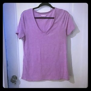 Lavender V-neck