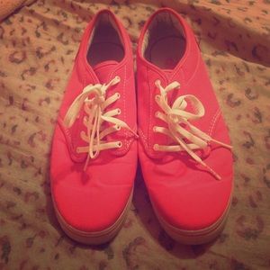 Neon Pink Vans