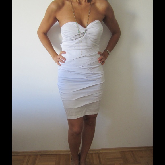 Phanuel tiered tube dress with side zipper