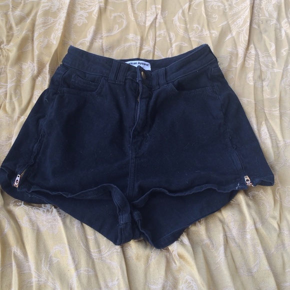 American Apparel Side-Zip High Shorts