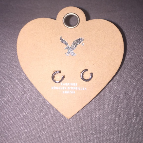 "C" earrings by American Eagle