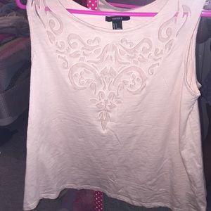 Pale pink forever 21 shirt