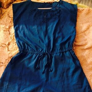 Royal Blue Romper