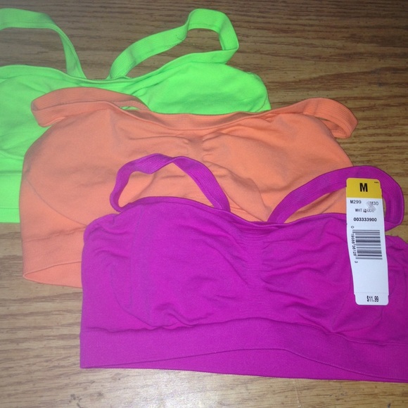 Multi Colored Hanes Sports Bras