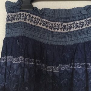 Blue skirt