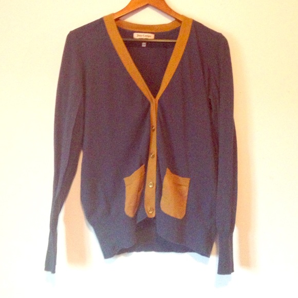 Blue and brown sweater