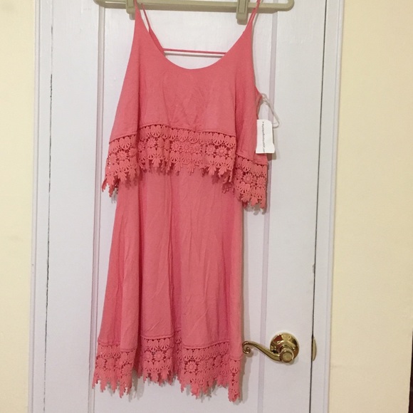 Coral dress