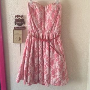 light pink dress