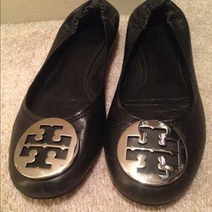 Only wore once! Tory Burch ballerina flats