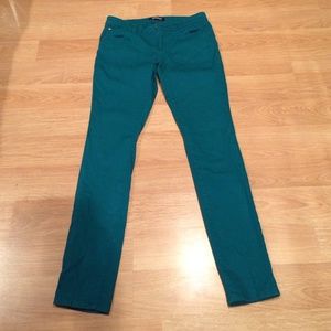 Forever 21 Turquoise Denim Jeans