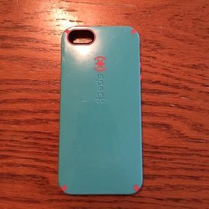 SPECK LIGHT BLUE/PEACH IPHONE 5/5S CASE