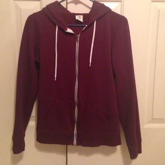 Maroon Zine hoodie