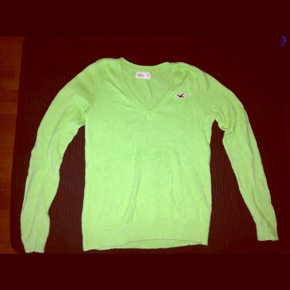 💚Lime Green Hollister Sweater💚