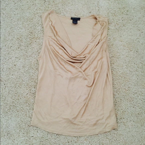 The Limited gold blouse top.