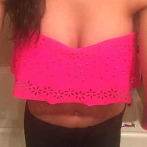 Strapless Swim Top