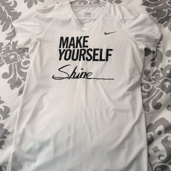 "Make Yourself Shine" Nike Pro Shirt