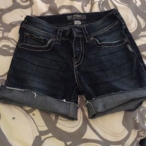 Silver brand denim shorts