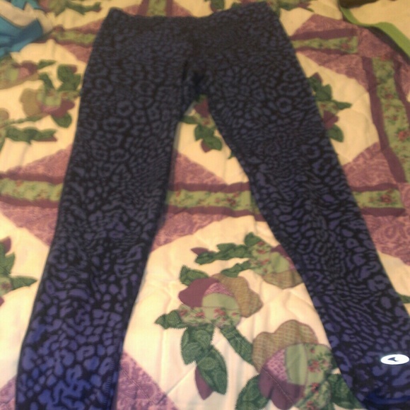 Champion running tights, full length.