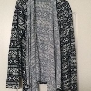Black and white Aztec cardigan