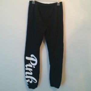 Victoria's Secret pink black sweatpants