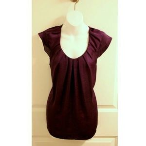 Royal purple blouse