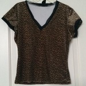 Cheetah print top