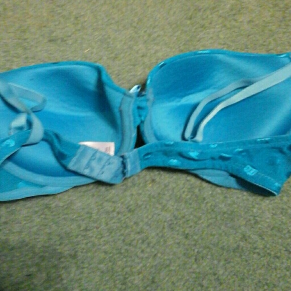 Blue polka dot bra - Picture 2 of 2