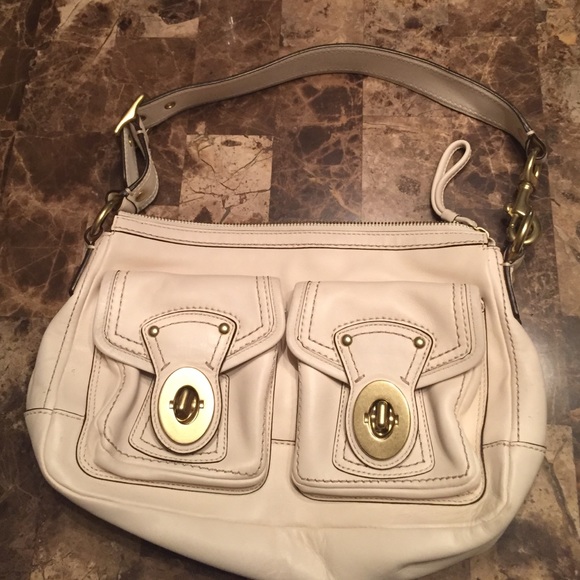 Off white Coach bag