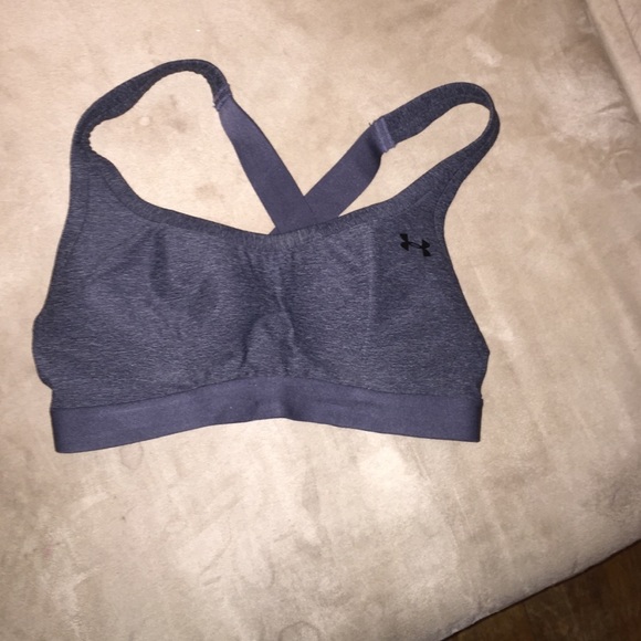 Gray sports bra