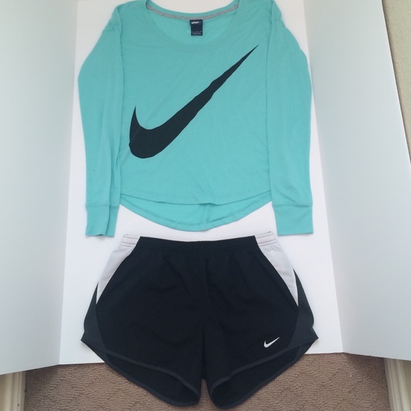 Nike shirt and shorts bundle