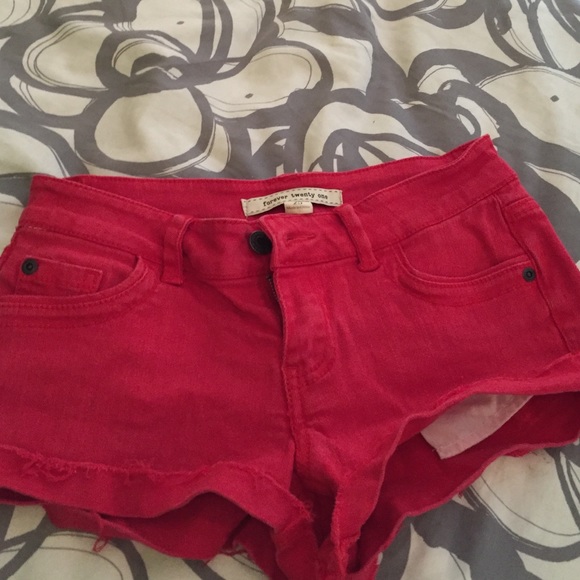 Red shorts