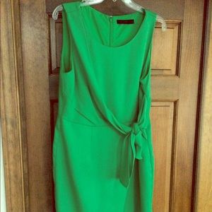 Spring Green Faux Wrap Dress from The Limited