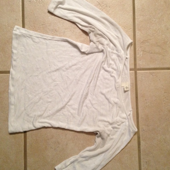 white long sleeved shirt