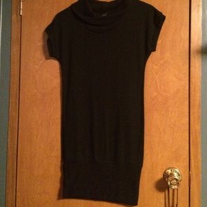 Black sweater dress