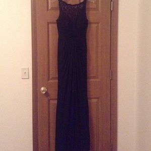 Black bridesmaid dress