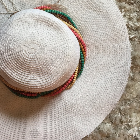 White Floppy Hat