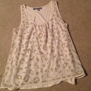 Gold Studded Leopard print shirt