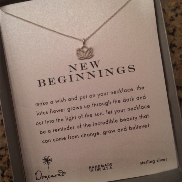 Lotus Flower Dogeared Necklace