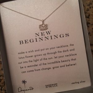 Lotus Flower Dogeared Necklace