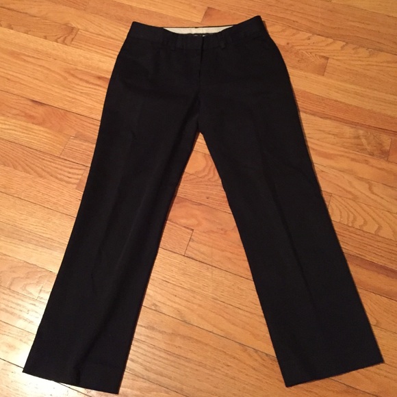 Theory cropped nay blue cotton pants