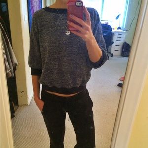 American Apparel blue short sweater