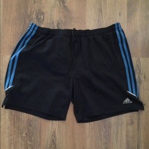 Men's black athletic shorts